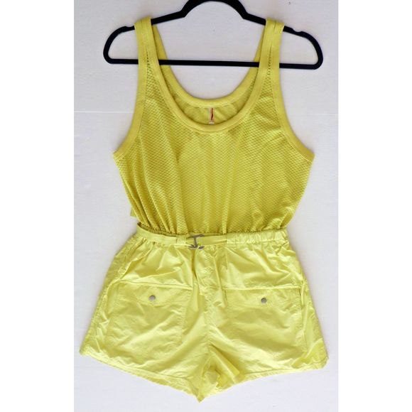 Free People Movement OB1633197 Women's Sz M Green Pacific Coast Hike Romper - Picture 6 of 8